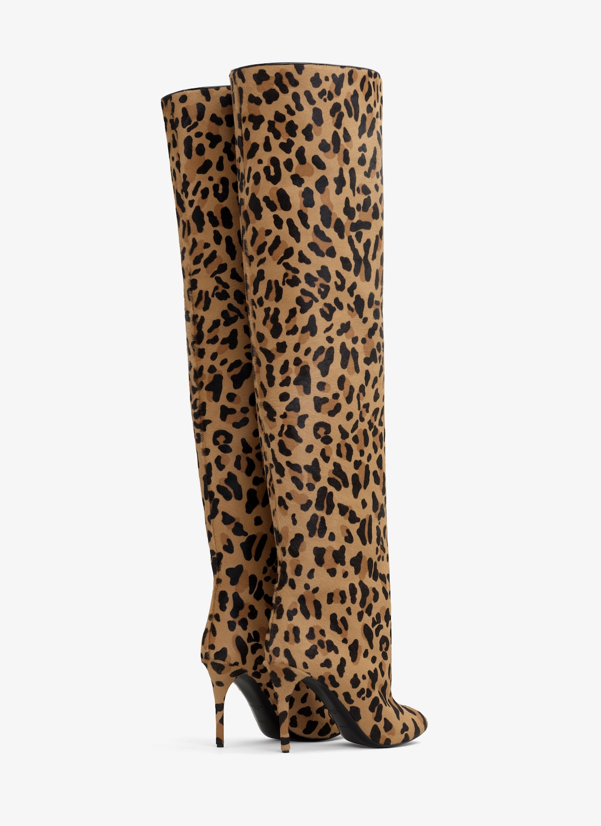 DECOLLETE CUISSARDES  IN LEOPARD HAIRCALF ALAÏA BROWN DECOLLETE CUISSARDES  IN LEOPARD HAIRCALF